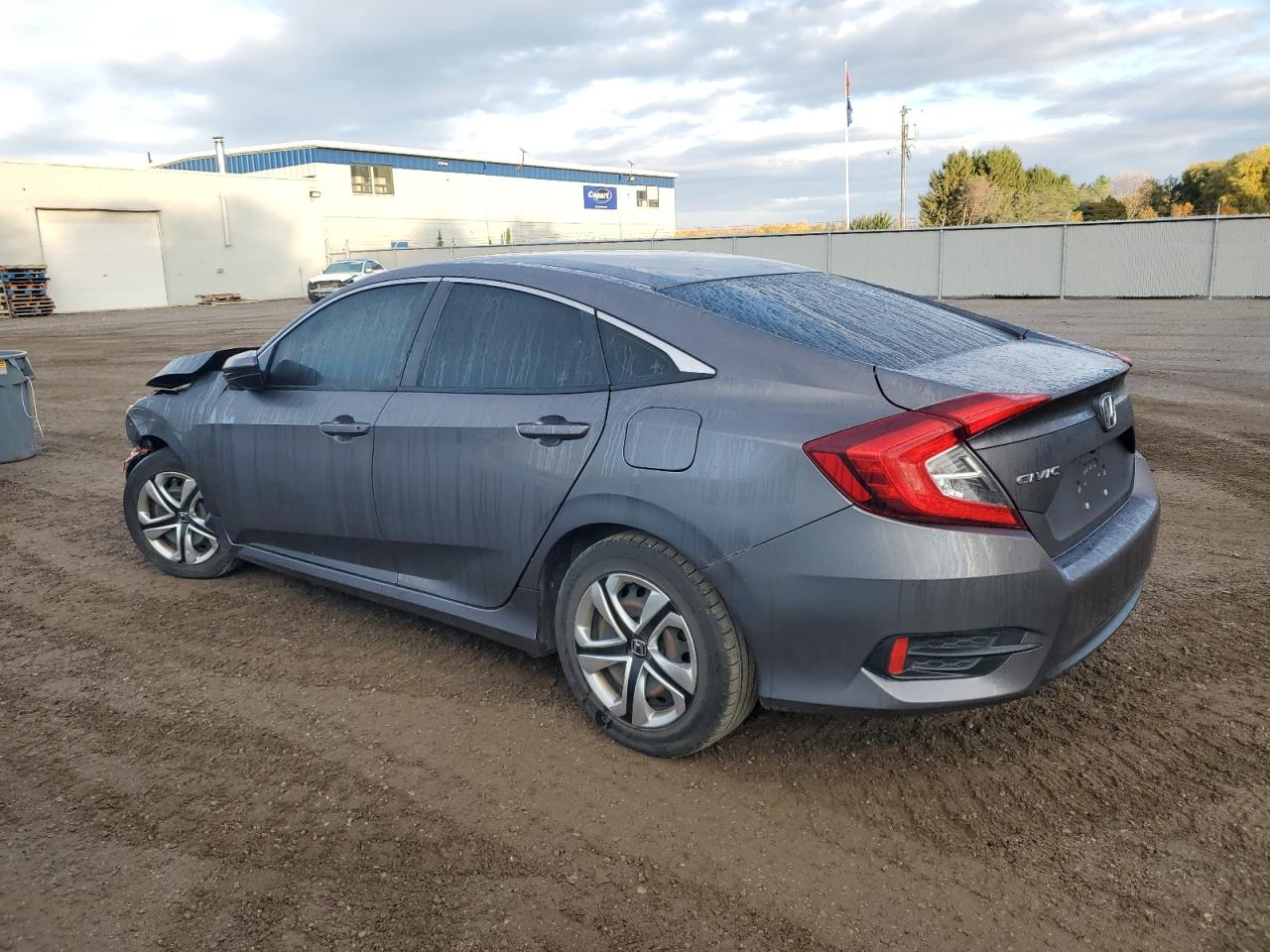 2018 Honda Civic Lx charcoal null gas 2HGFC2F56JH019537 photo #3
