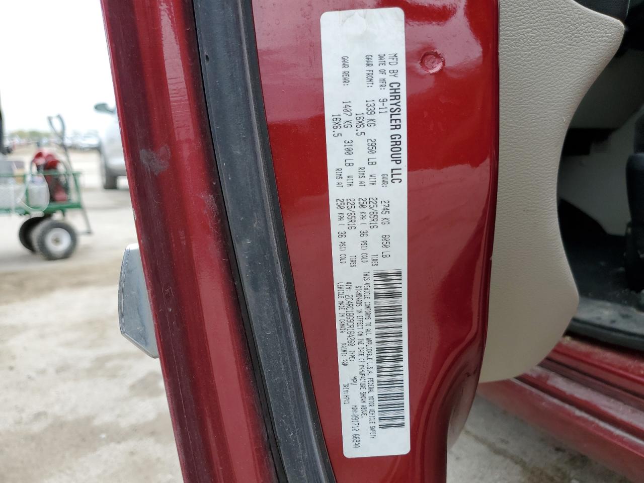 2012 Chrysler Town & Country Touring VIN: 2C4RC1BG9CR164260 Lot: 90098685