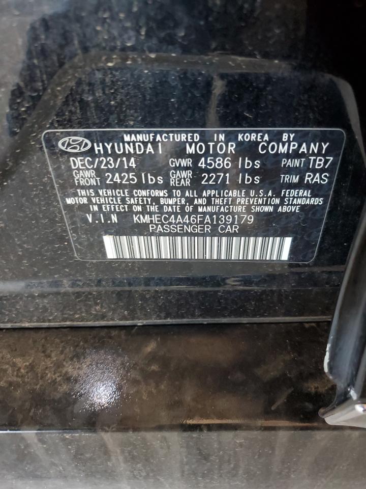 2015 Hyundai Sonata Hybrid VIN: KMHEC4A46FA139179 Lot: 86468535