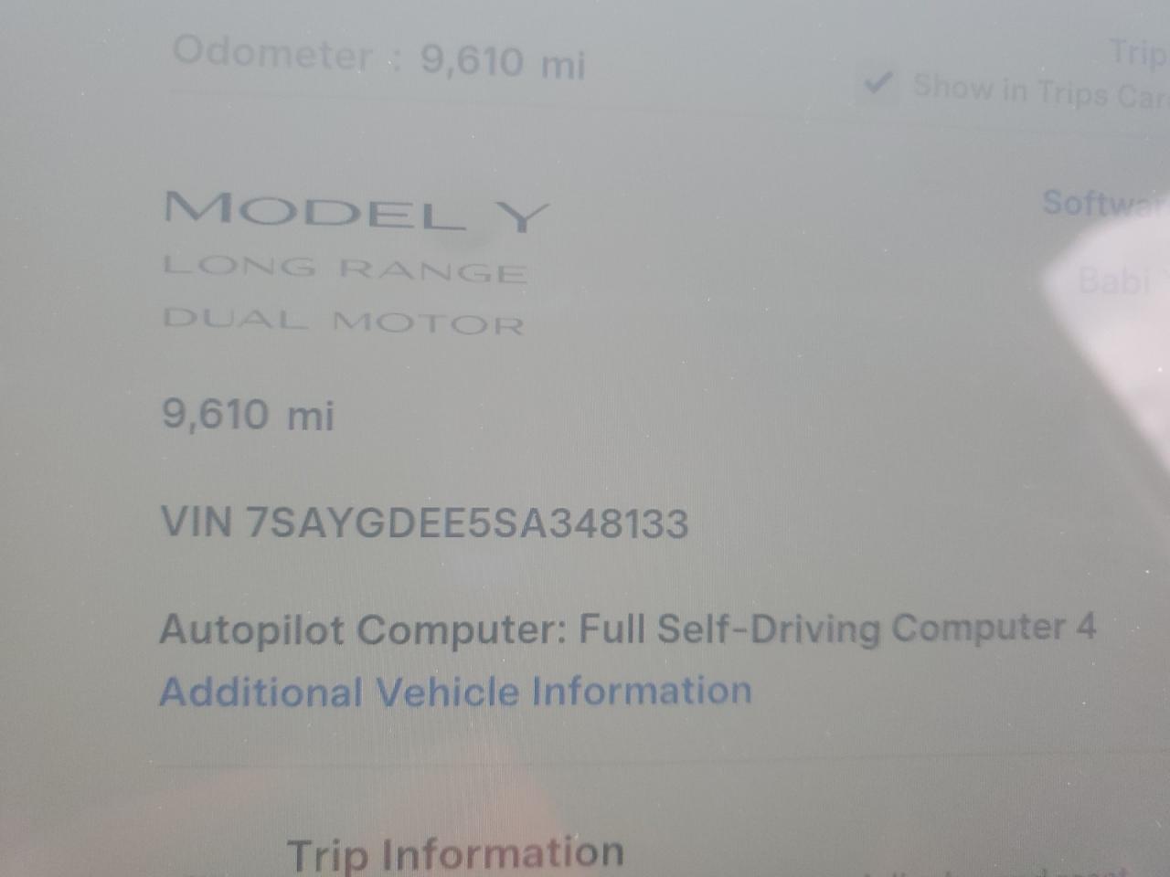 2025 Tesla Model Y VIN: 7SAYGDEE5SA348133 Lot: 90262715