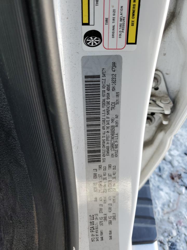 2019 Ram 1500 Tradesman VIN: 1C6RRECTXKN666568 Lot: 82006865