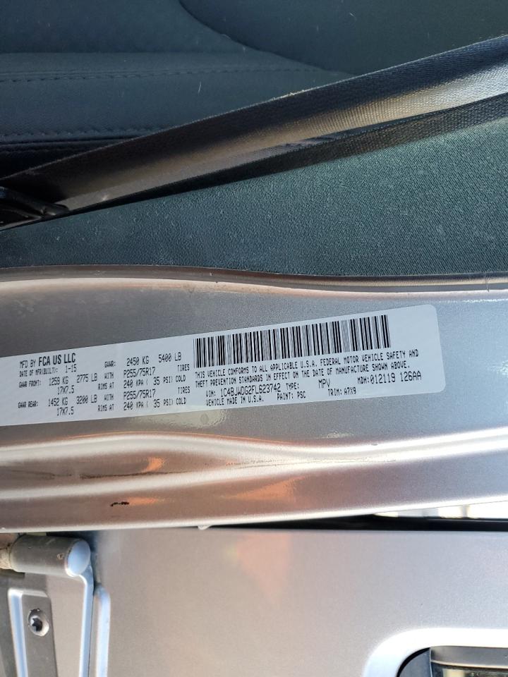 2015 Jeep Wrangler Unlimited Sport VIN: 1C4BJWDG2FL623742 Lot: 85577435