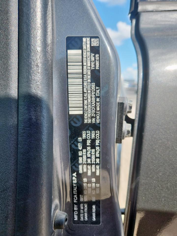 2017 Fiat 500X Pop VIN: ZFBCFXAB8HP612683 Lot: 85898445