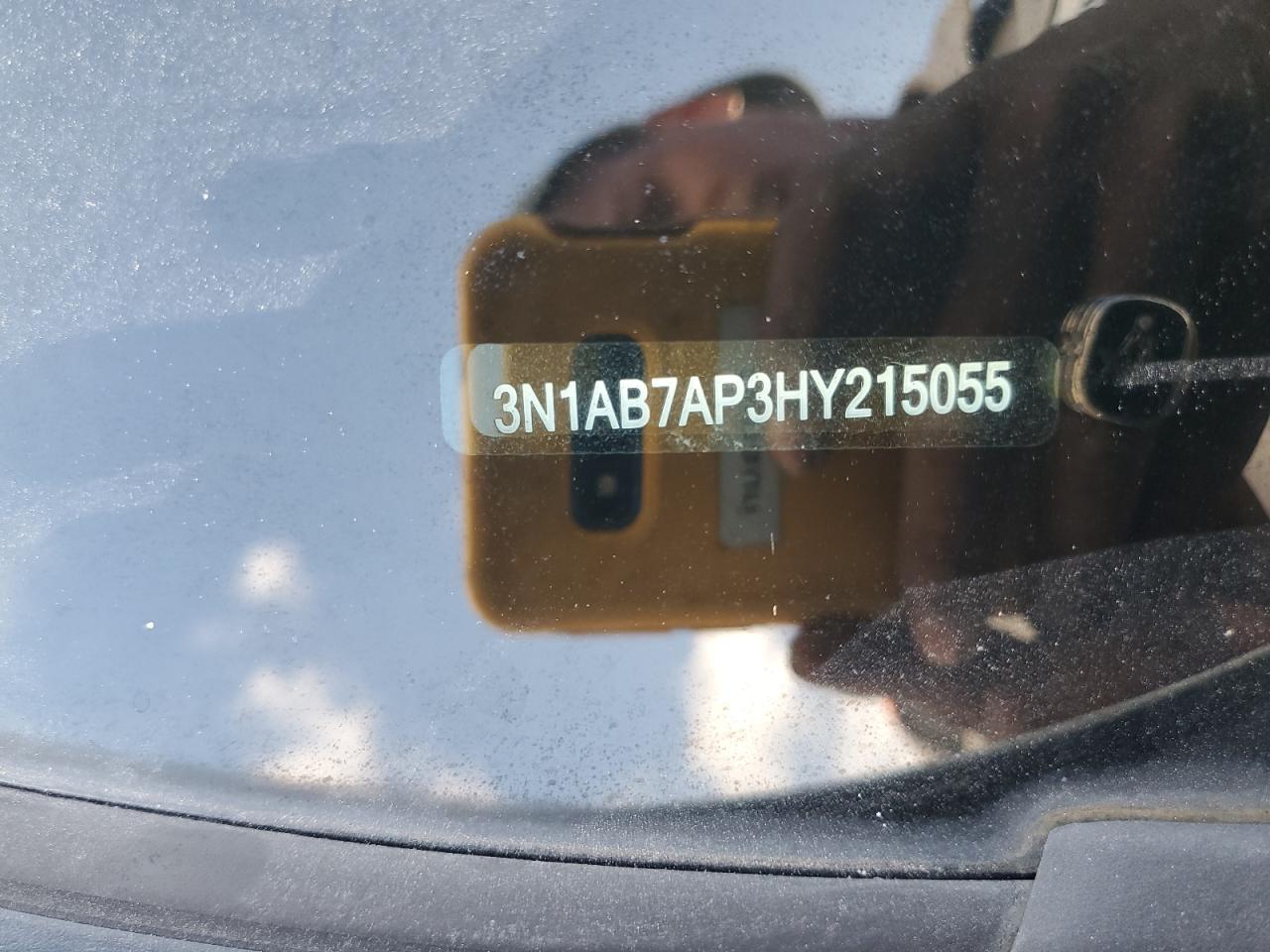 2017 Nissan Sentra S VIN: 3N1AB7AP3HY215055 Lot: 84787975