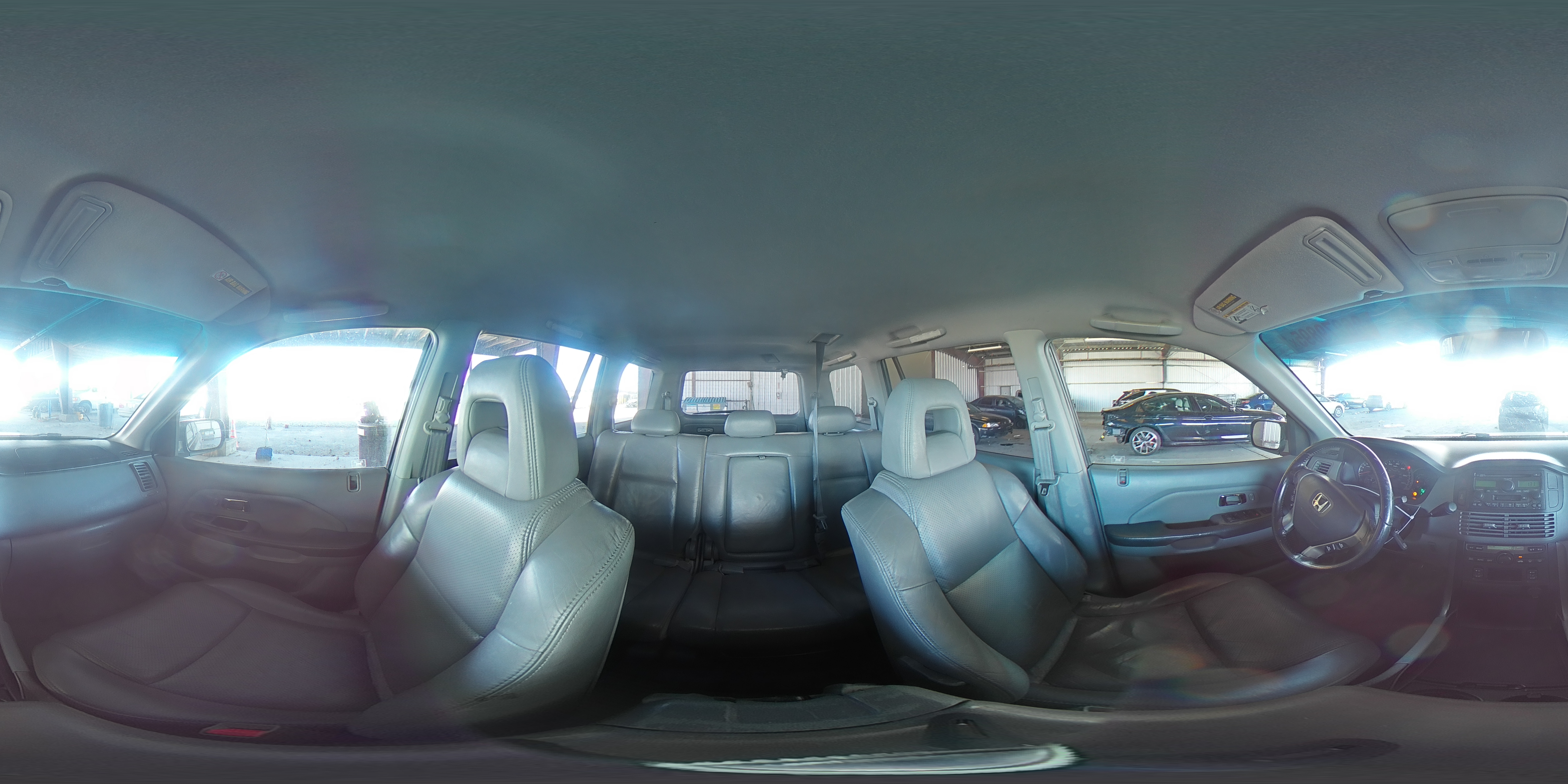 2004 Honda Pilot Exl VIN: 2HKYF18504H596629 Lot: 86279895