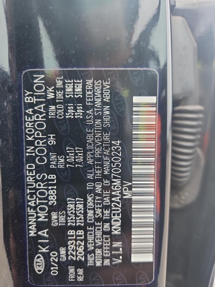 2021 Kia Seltos S VIN: KNDEU2AA6M7050234 Lot: 89927155