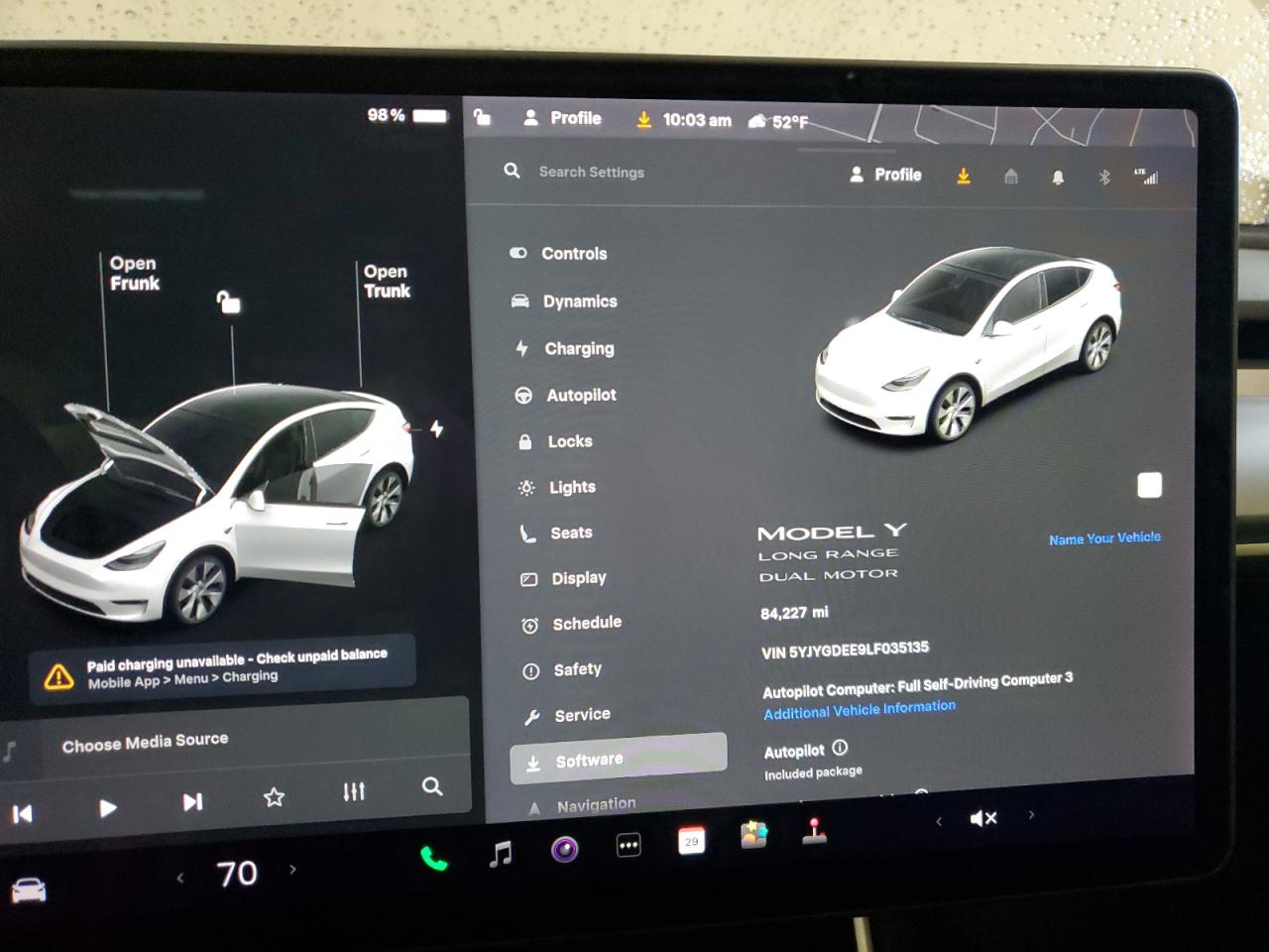 2020 Tesla Model Y VIN: 5YJYGDEE9LF035135 Lot: 87279725