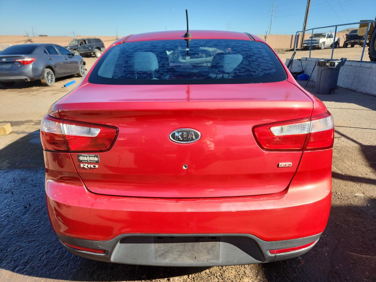 2012 Kia Rio Lx VIN: KNADM4A32C6076453 Lot: 84656485