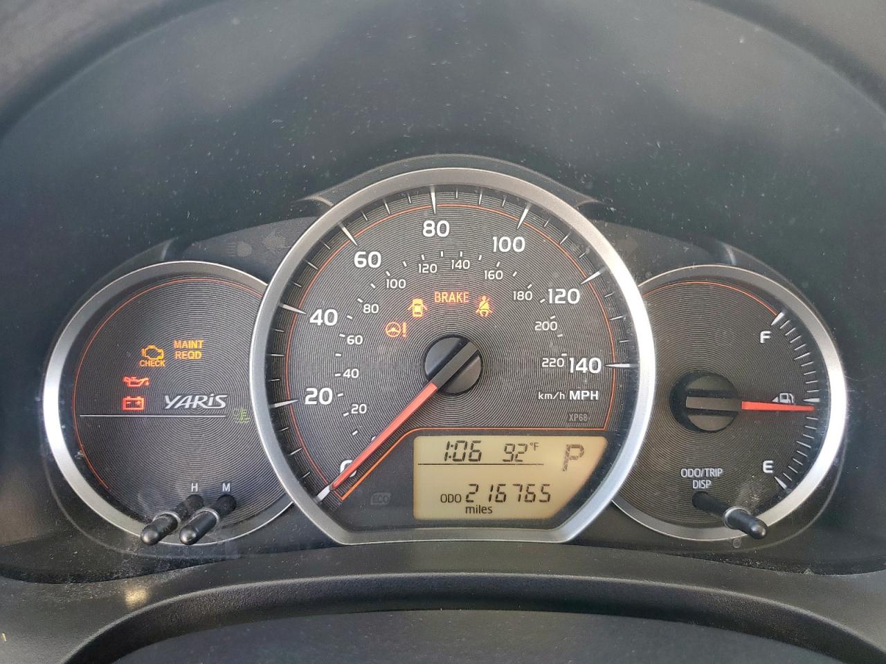 2012 Toyota Yaris VIN: JTDKTUD38CD526062 Lot: 86260085