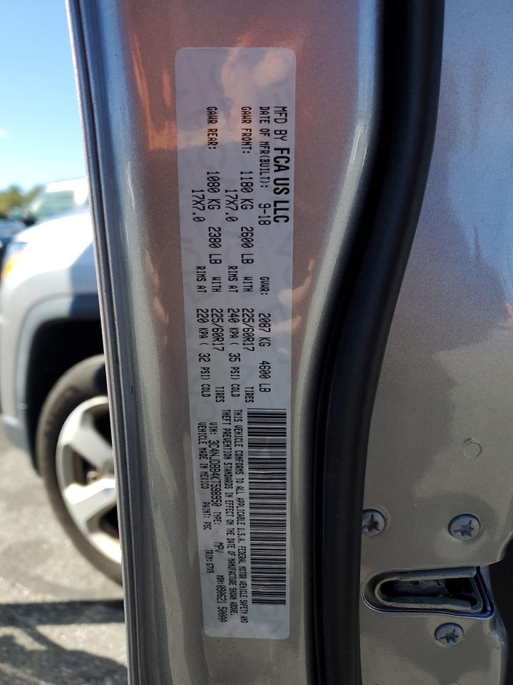 2019 Jeep Compass Latitude VIN: 3C4NJDBB4KT598950 Lot: 86504625