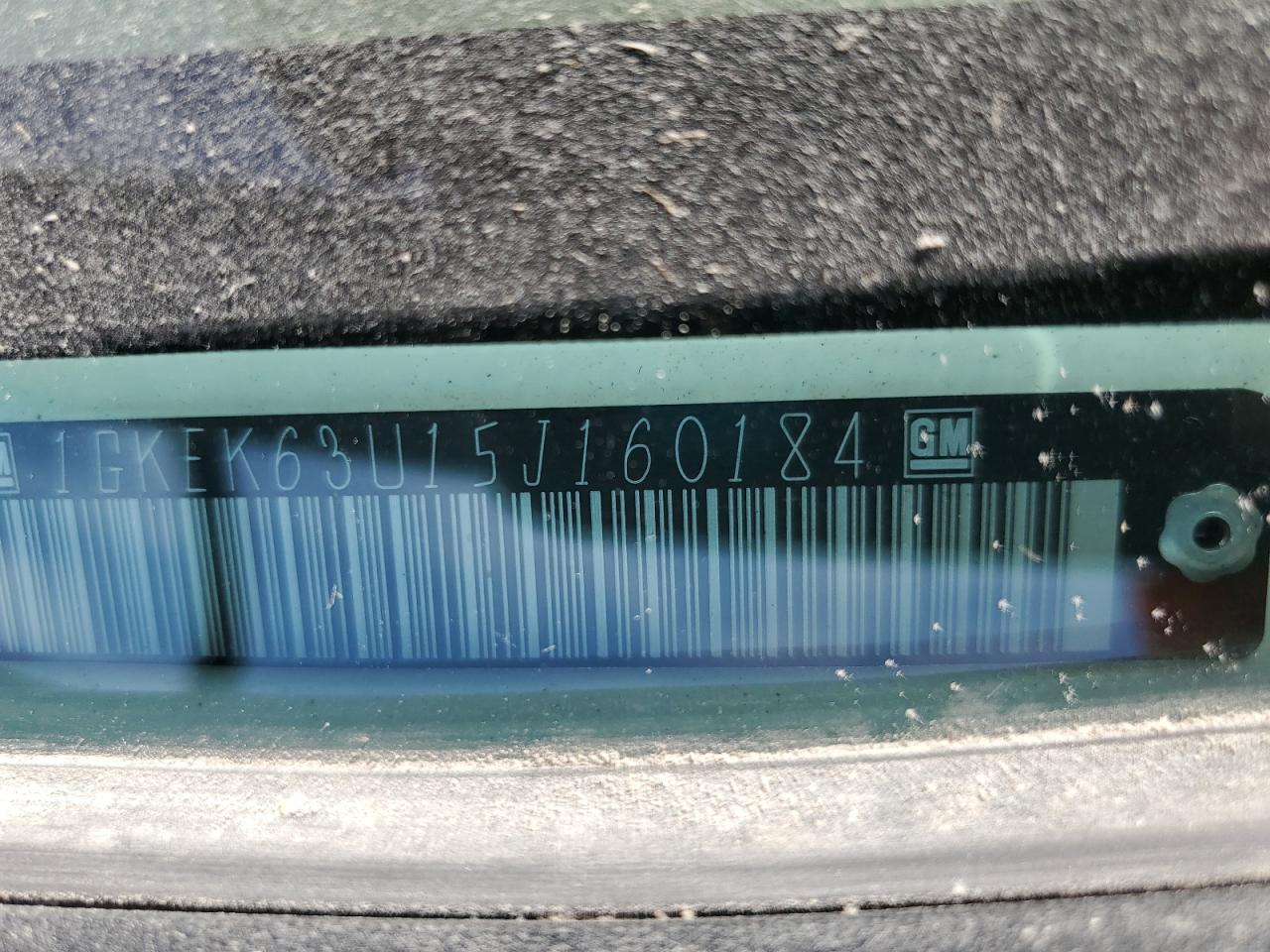 2005 GMC Yukon Denali VIN: 1GKEK63U15J160184 Lot: 84830565