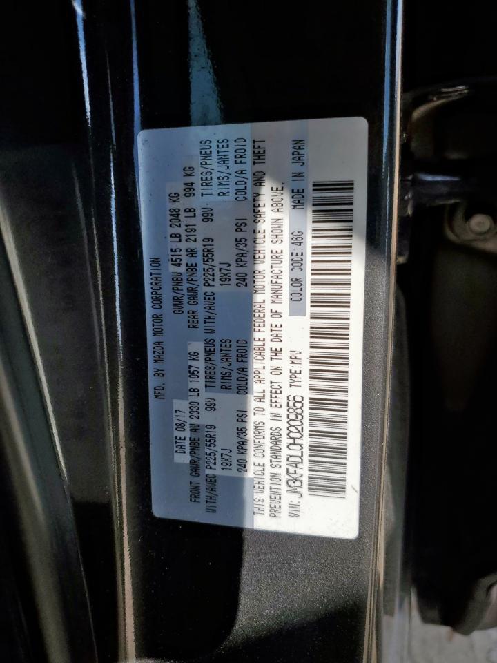 2017 Mazda Cx-5 Grand Touring VIN: JM3KFADL0H0209856 Lot: 84633665