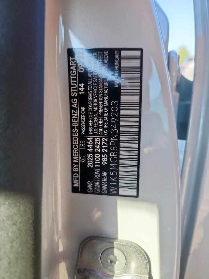 2023 Mercedes-Benz Cla 250 VIN: W1K5J4GB8PN349203 Lot: 82313725