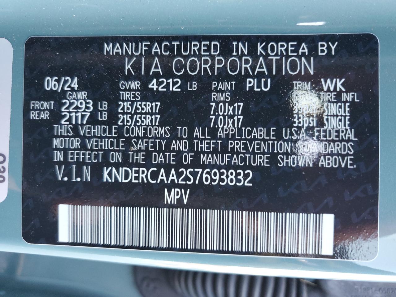 2025 Kia Seltos Ex VIN: KNDERCAA2S7693832 Lot: 87399585