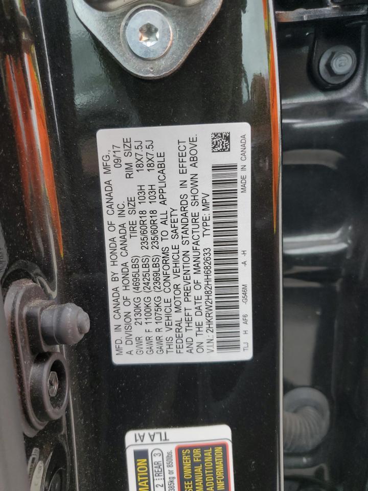 2017 Honda Cr-V Exl VIN: 2HKRW2H82HH682633 Lot: 82655475