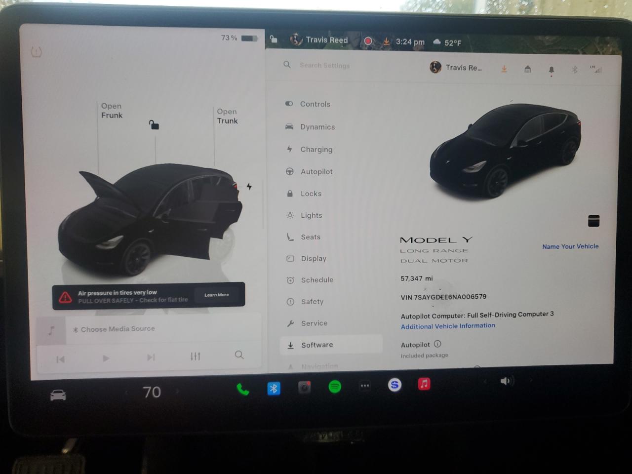 2022 Tesla Model Y VIN: 7SAYGDEE6NA006579 Lot: 86771345