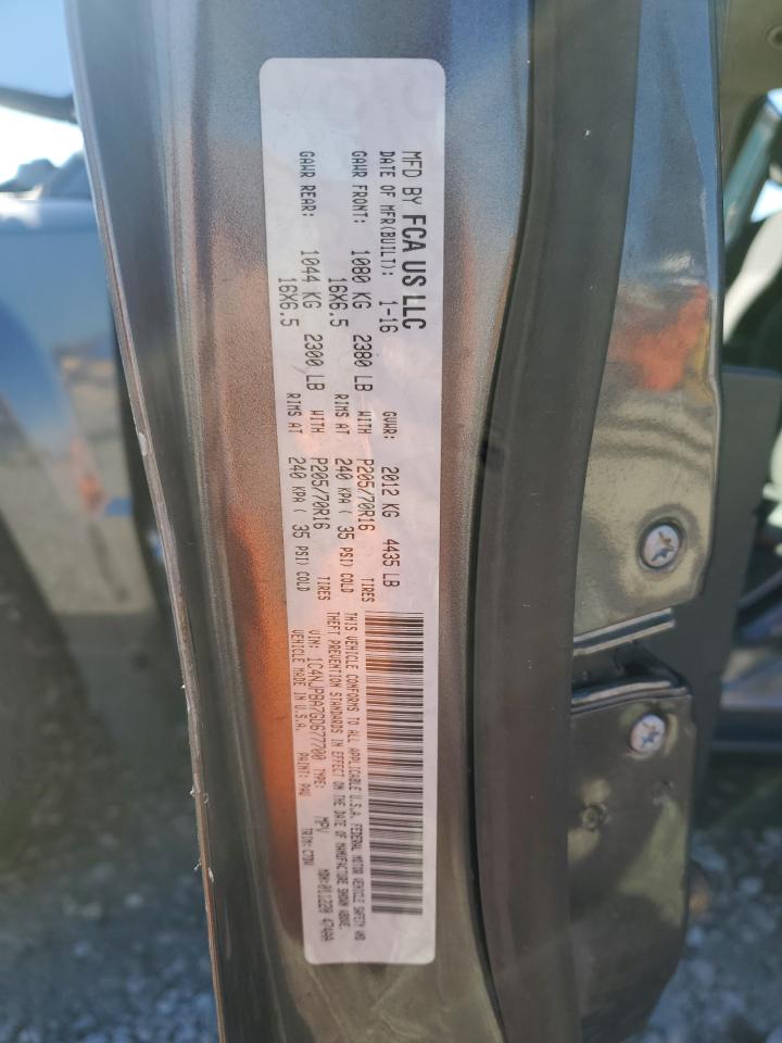 2016 Jeep Patriot Sport VIN: 1C4NJPBA7GD677700 Lot: 82406495