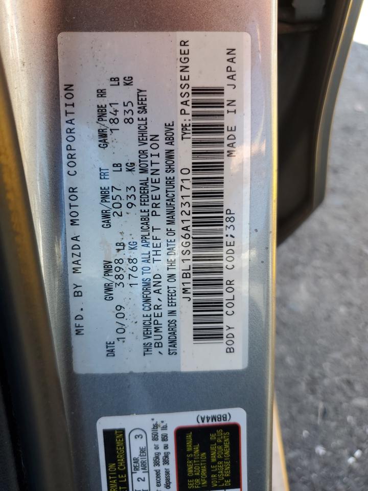 2010 Mazda 3 I VIN: JM1BL1SG6A1231710 Lot: 81894275