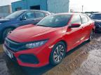 2018 HONDA CIVIC 1.0 VTEC TURBO SE 5DR for sale at Copart ROCHFORD