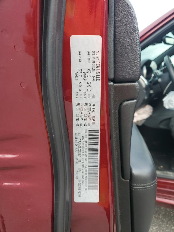 2020 Jeep Grand Cherokee Laredo VIN: 1C4RJEAG4LC258814 Lot: 82366015