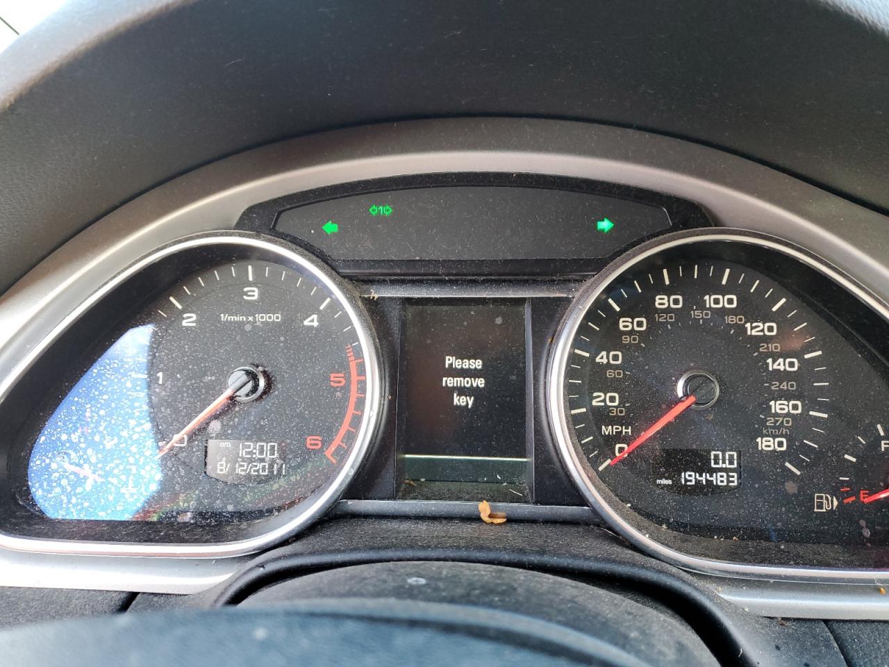 2012 Audi Q7 Premium Plus VIN: WA1LMAFE2CD007744 Lot: 87422815