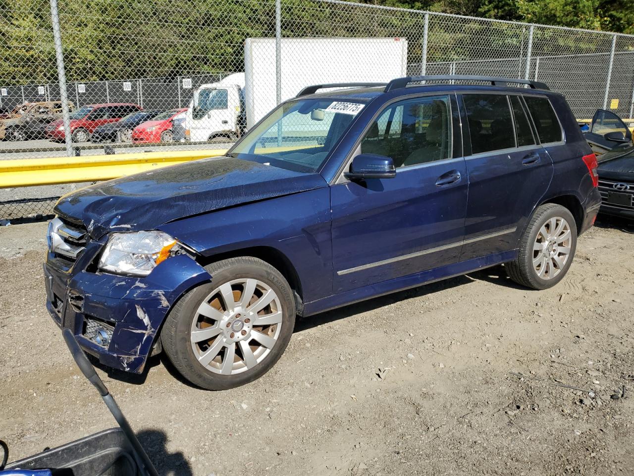 2012 MERCEDES-BENZ GLK-CLASS BLUE VIN: WDCGG8HB1CF783324