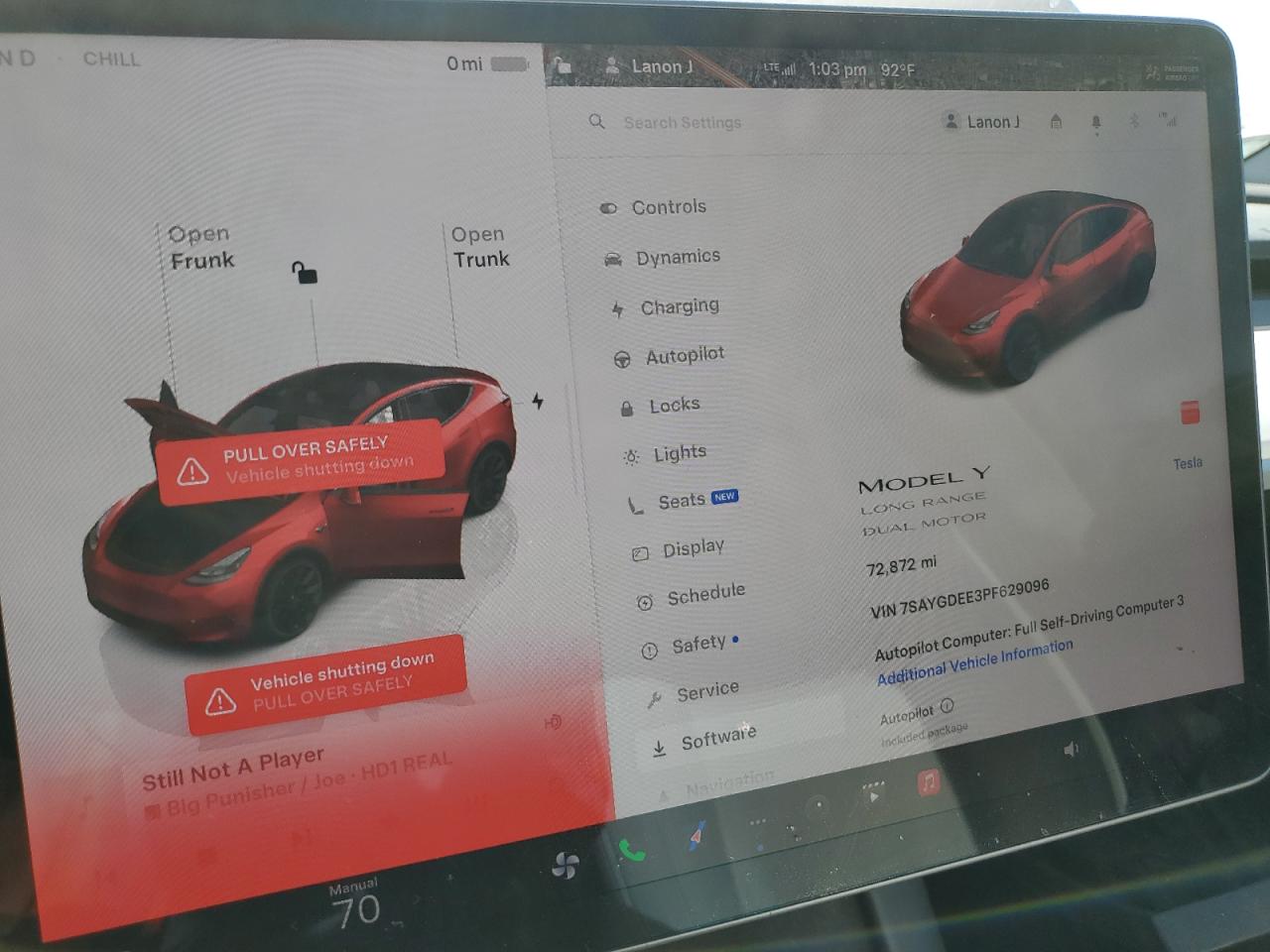 2023 Tesla Model Y VIN: 7SAYGDEE3PF629096 Lot: 90862325