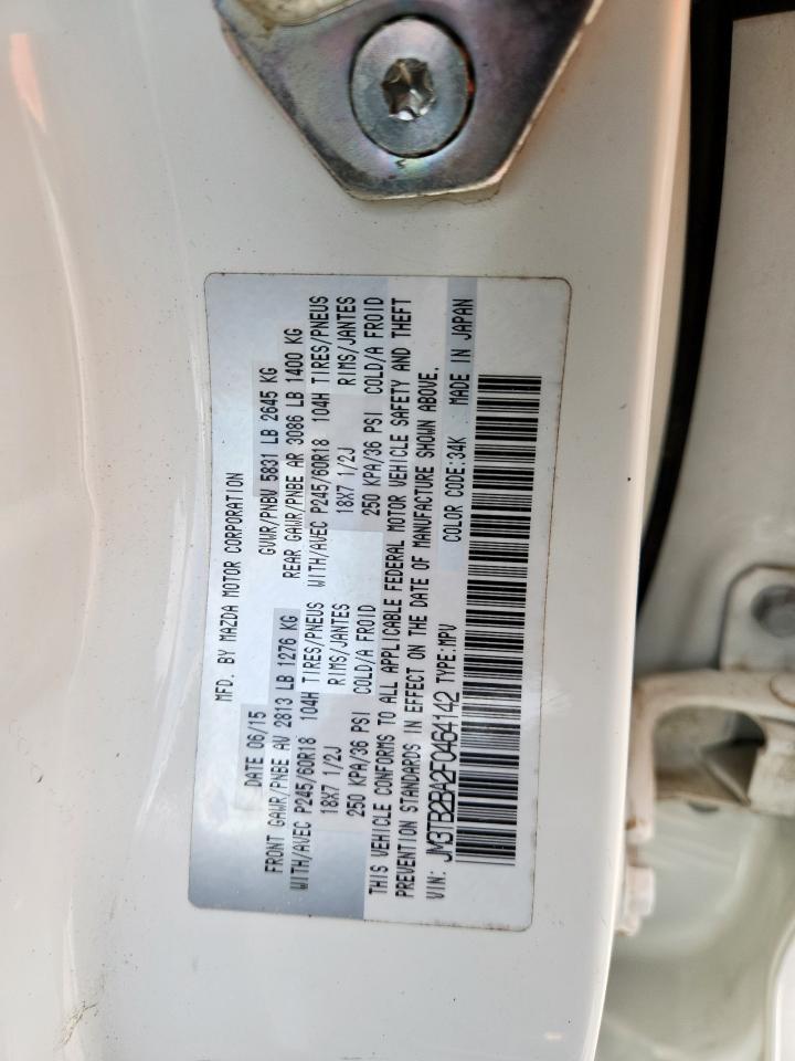 2015 Mazda Cx-9 Sport VIN: JM3TB2BA2F0464142 Lot: 90131805