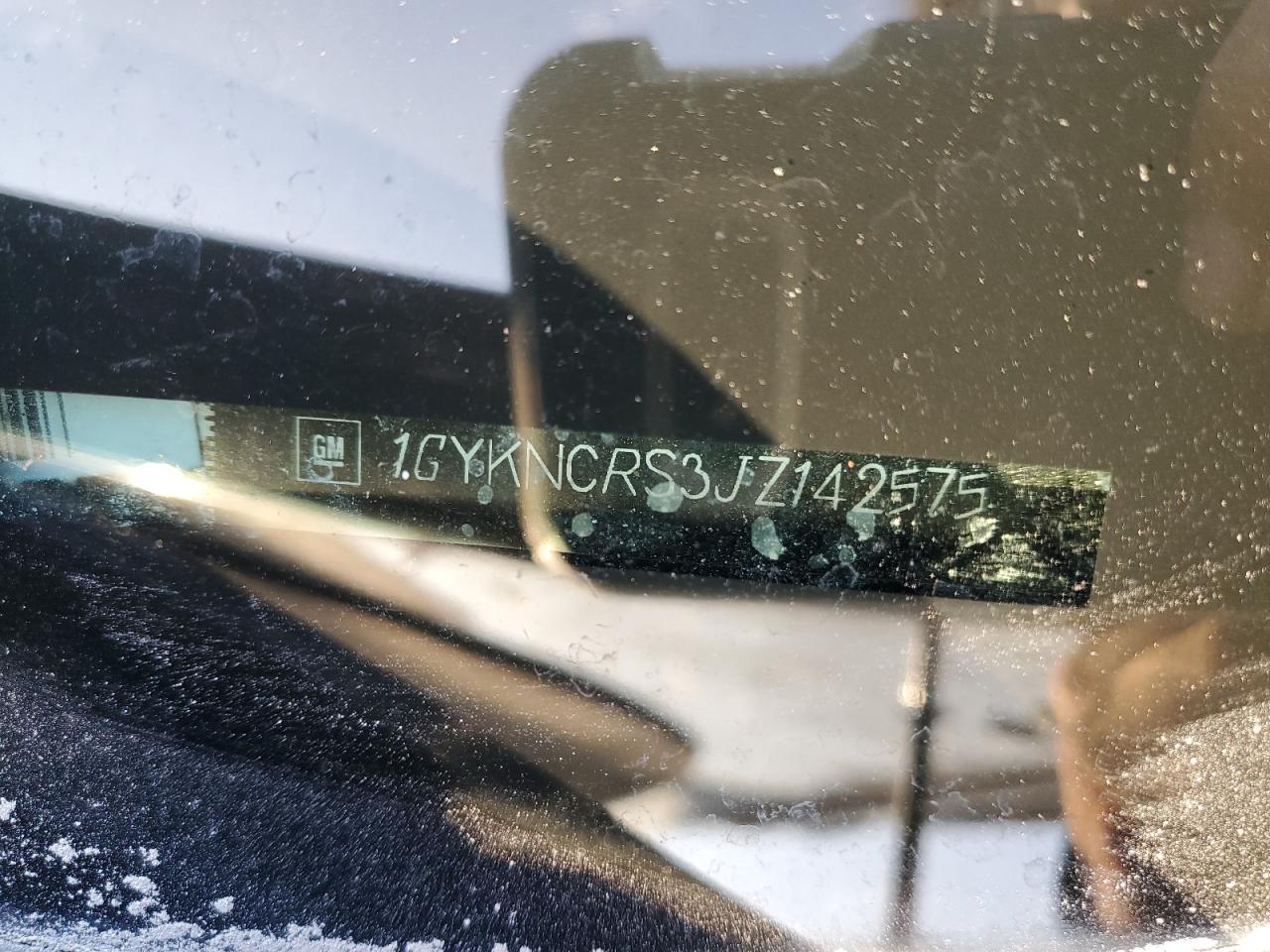 2018 Cadillac Xt5 Luxury VIN: 1GYKNCRS3JZ142575 Lot: 89736505