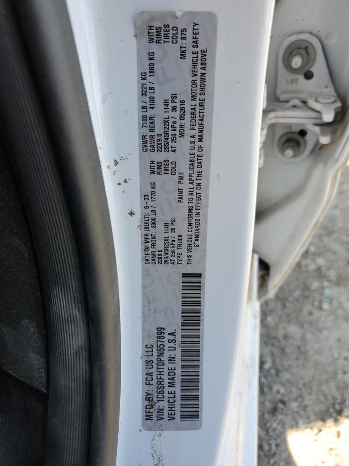 2023 Ram 1500 Limited VIN: 1C6SRFHT0PN657899 Lot: 89913905