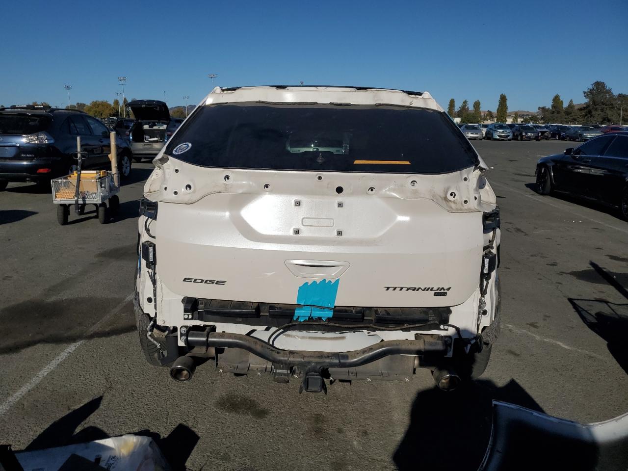 2017 Ford Edge Titanium VIN: 2FMPK4K86HBB74843 Lot: 83985865