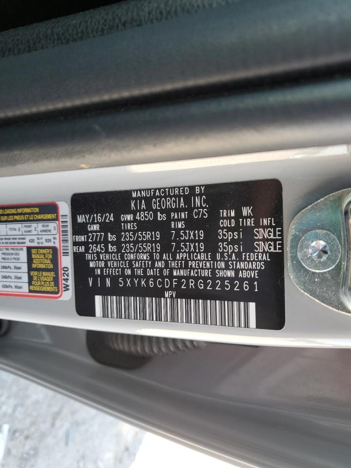 2024 Kia Sportage X Line VIN: 5XYK6CDF2RG225261 Lot: 82351655