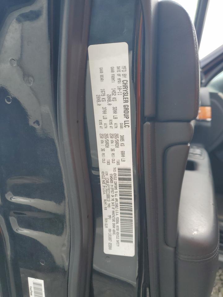 2012 Jeep Grand Cherokee Overland VIN: 1C4RJFCT5CC166613 Lot: 86470165