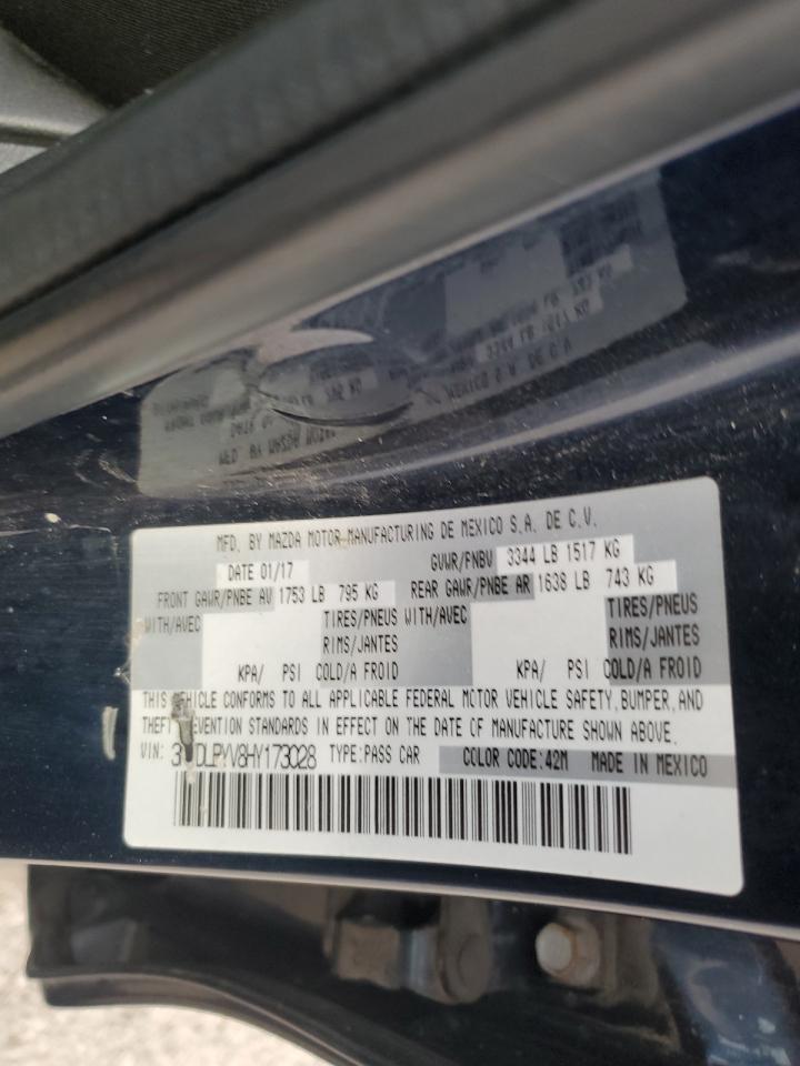 2017 Toyota Yaris Ia VIN: 3MYDLBYV8HY173028 Lot: 85687635