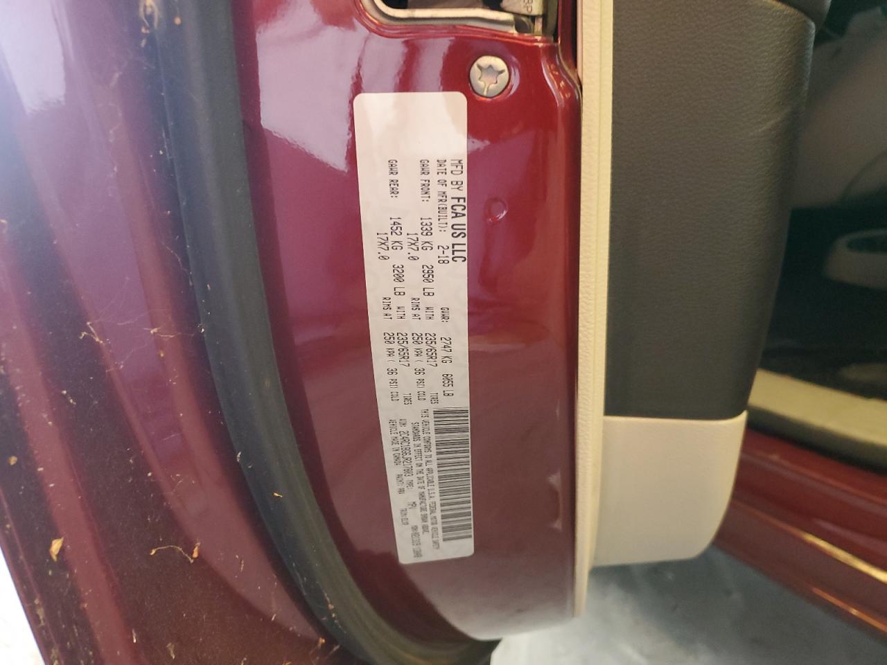 2018 Chrysler Pacifica Touring L VIN: 2C4RC1BG6JR217803 Lot: 85095885