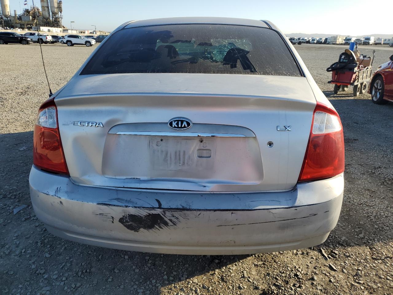 2004 Kia Spectra Lx VIN: KNAFE121145031089 Lot: 86537795