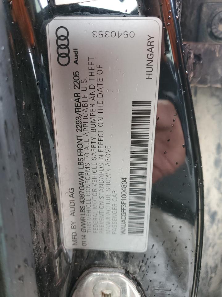 2015 Audi A3 Premium VIN: WAUACGFF3F1004804 Lot: 86869105