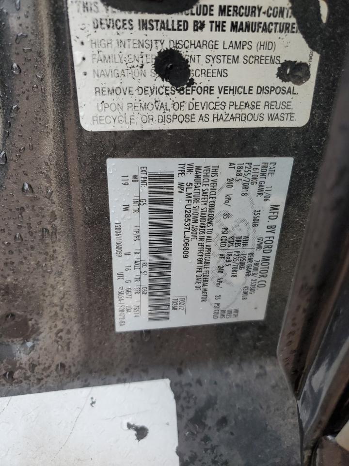 2007 Lincoln Navigator VIN: 5LMFU28537LJ06809 Lot: 82675685