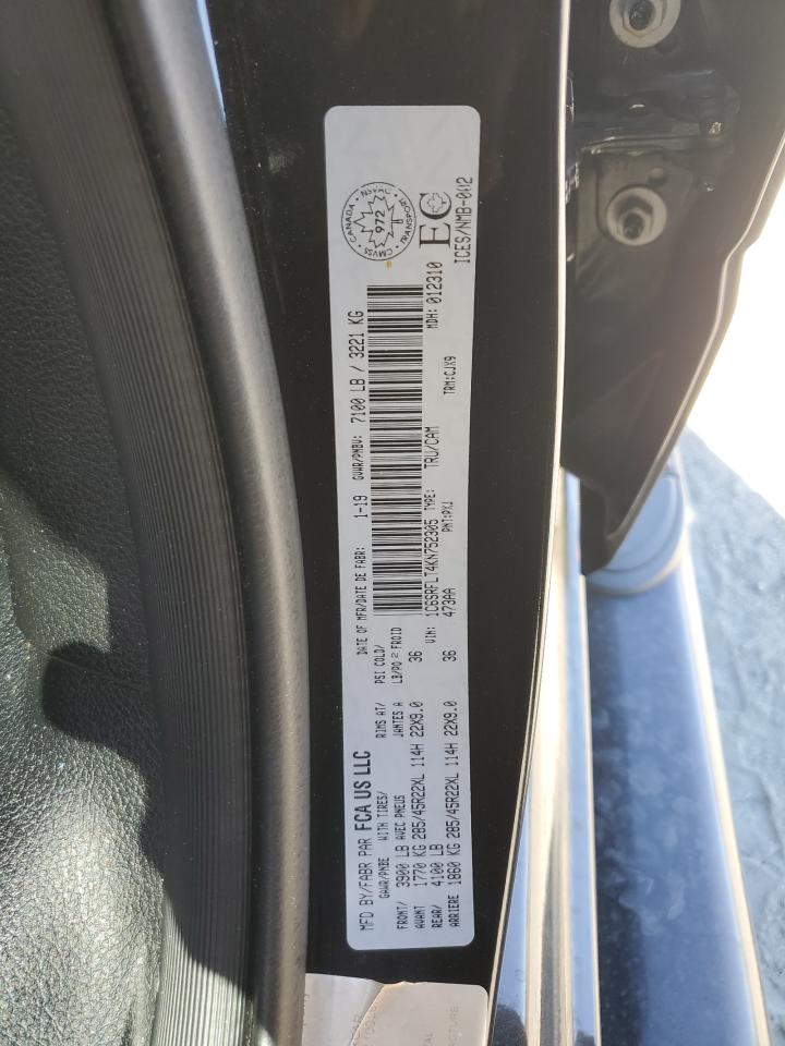 2019 Ram 1500 Rebel VIN: 1C6SRFLT4KN752305 Lot: 85738925