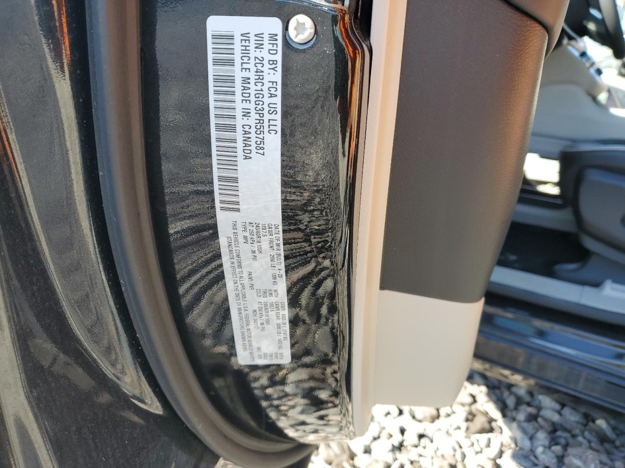 2023 Chrysler Pacifica Limited VIN: 2C4RC1GG3PR557587 Lot: 85159585