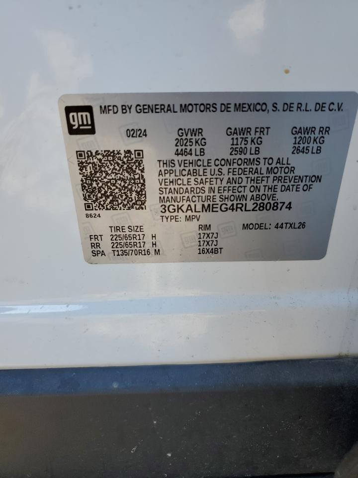 2024 GMC Terrain Sle VIN: 3GKALMEG4RL280874 Lot: 82341625