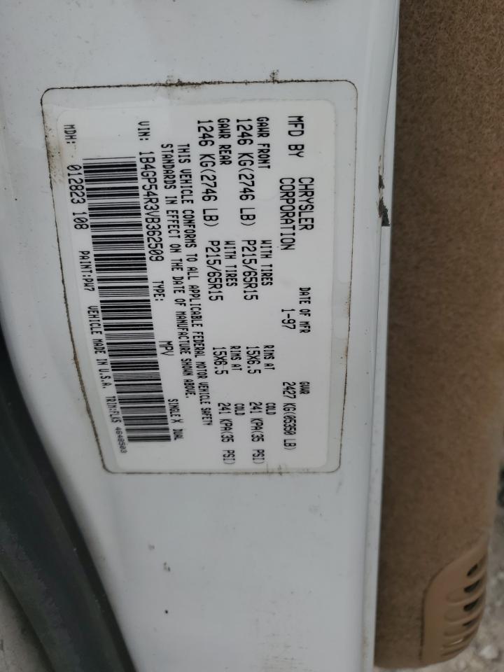 1997 Dodge Grand Caravan Le VIN: 1B4GP54R3VB362509 Lot: 86246685