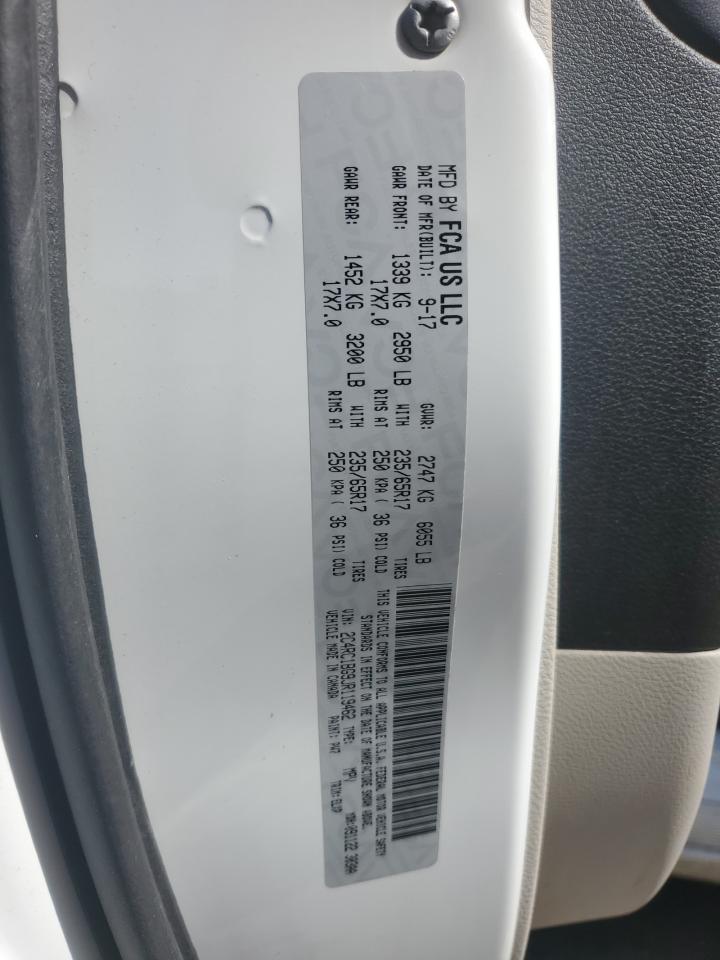 2018 Chrysler Pacifica Touring L VIN: 2C4RC1BG9JR119462 Lot: 86761285