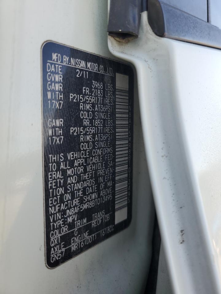 2011 Nissan Juke S VIN: JN8AF5MR8BT013495 Lot: 82292495