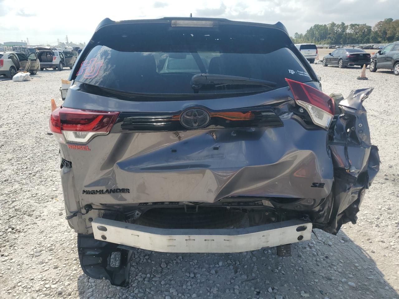 2019 Toyota Highlander Se VIN: 5TDKZRFH6KS322433 Lot: 87110945