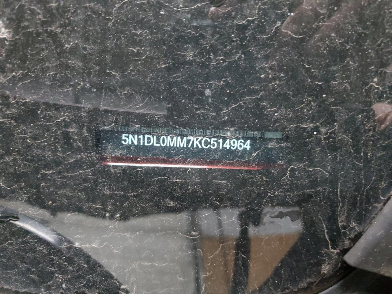 2019 Infiniti Qx60 Luxe VIN: 5N1DL0MM7KC514964 Lot: 85782535