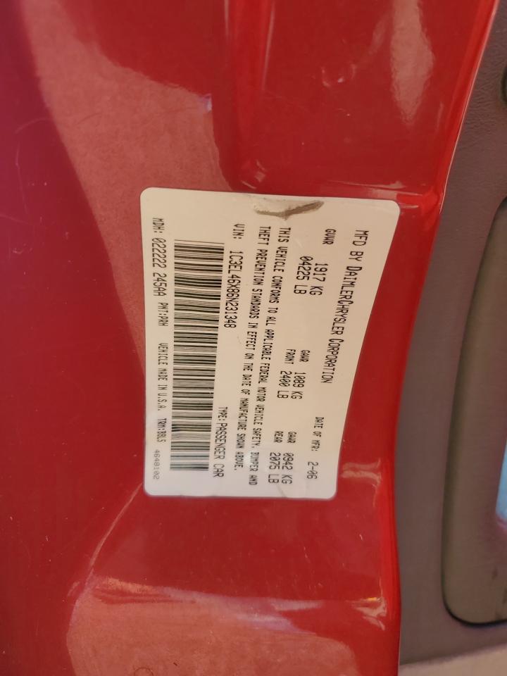 2006 Chrysler Sebring VIN: 1C3EL46X86N231348 Lot: 85377415