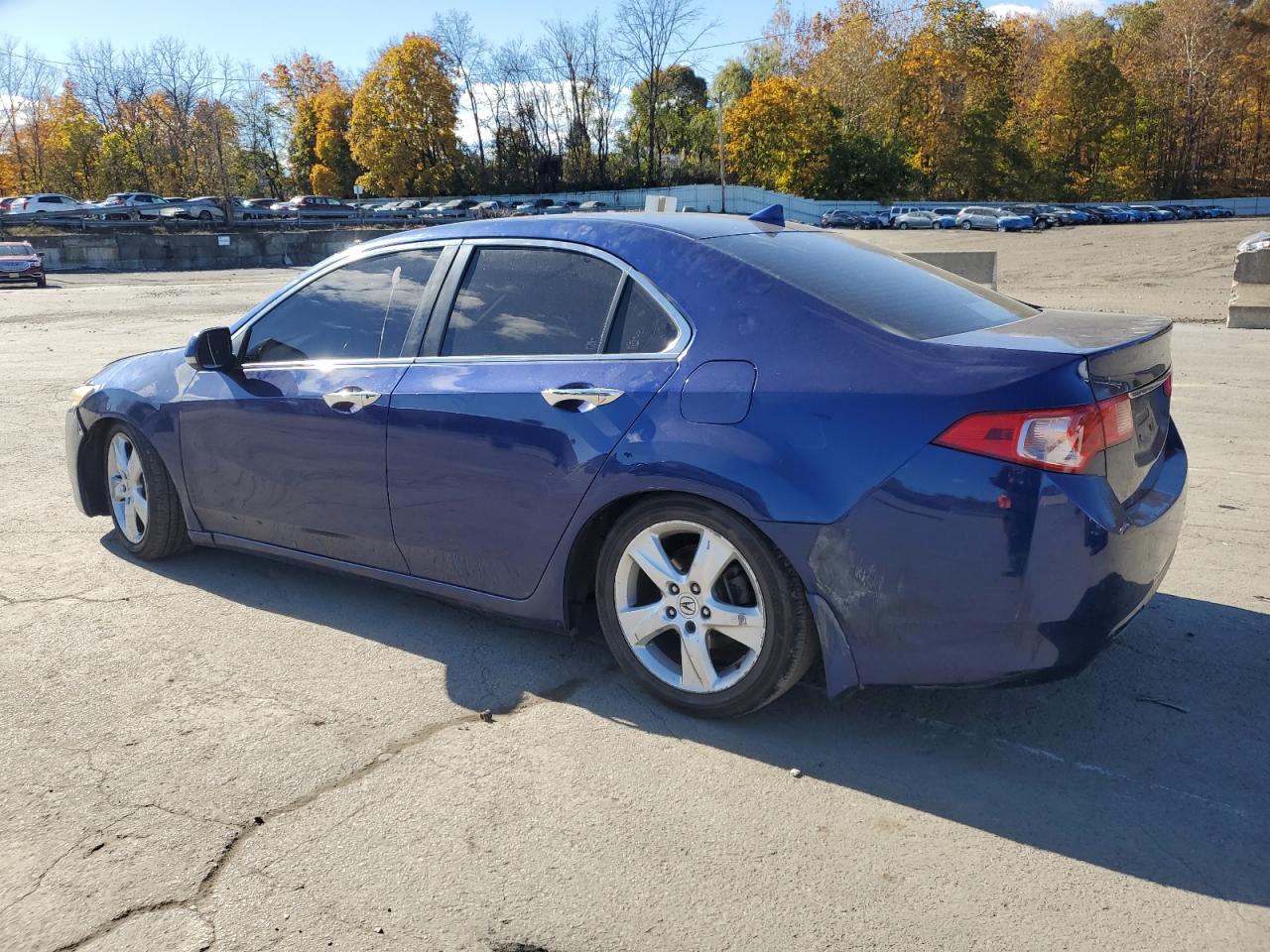 2012 Acura Tsx blue sedan gas JH4CU2F46CC003042 photo #3