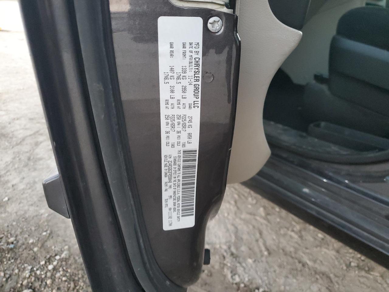 2015 Dodge Grand Caravan Se VIN: 2C4RDGBG3FR558048 Lot: 82311255