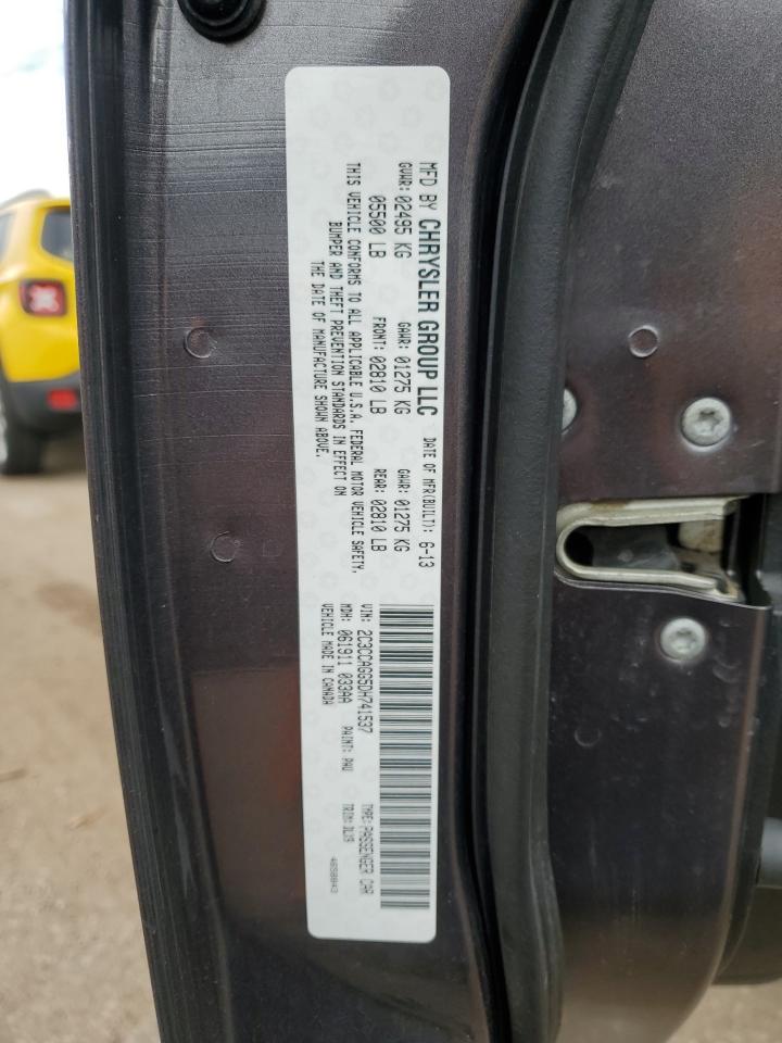 2013 Chrysler 300 S VIN: 2C3CCAGG5DH741537 Lot: 86234035